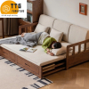 Ghế Sofa Bed, Sofa Giường Gỗ Có Ngăn Kéo TTG VSG07