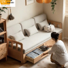 Ghế Sofa Bed, Sofa Giường Gỗ Có Ngăn Kéo TTG VSG07