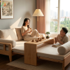 Ghế Sofa Bed, Sofa Giường Gỗ TTG VSG20