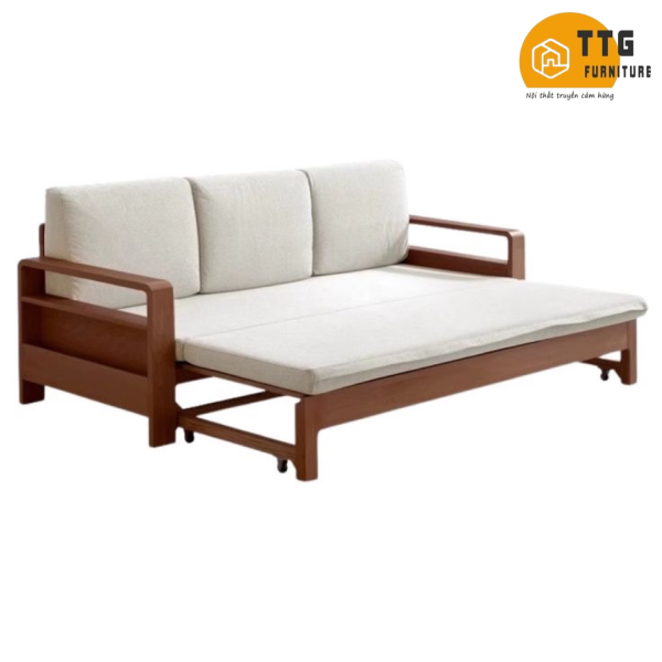 Ghế Sofa Bed, Sofa Giường Gỗ TTG VSG06