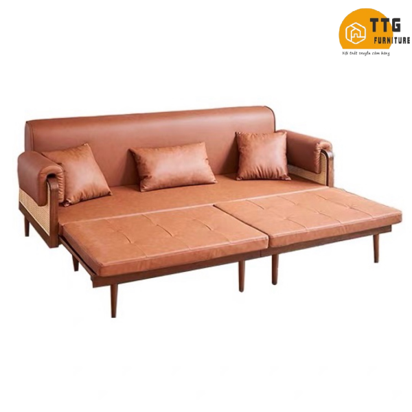 Ghế Sofa Bed, Sofa Giường Gỗ TTG VSG05