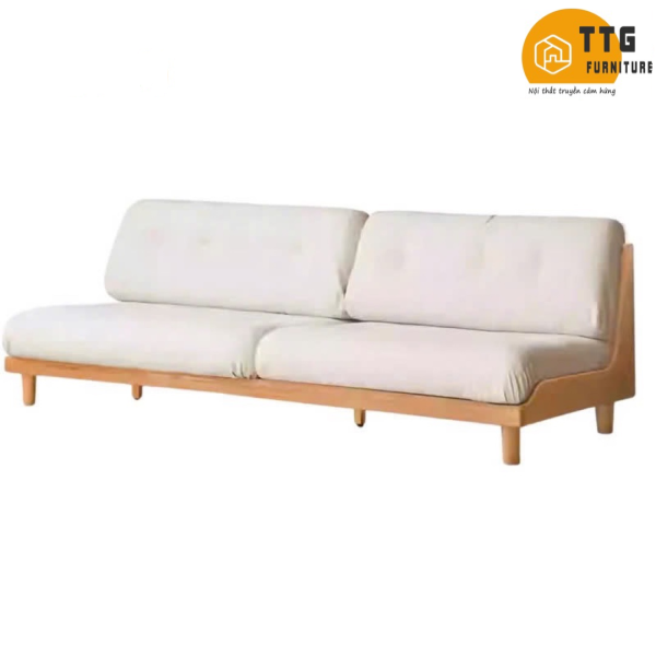 Ghế Sofa Gỗ Đệm Nỉ TTG VSN51