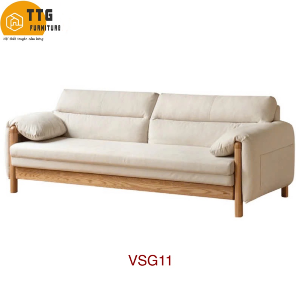 Ghế Sofa Bed, Sofa Giường Gỗ TTG VSG11