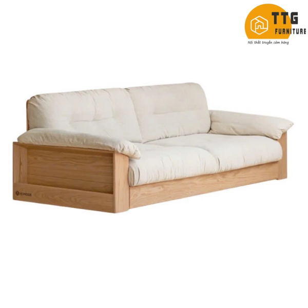 Ghế Sofa Gỗ Đệm Nỉ Phong Cách Hiện Đại TTG VSN57