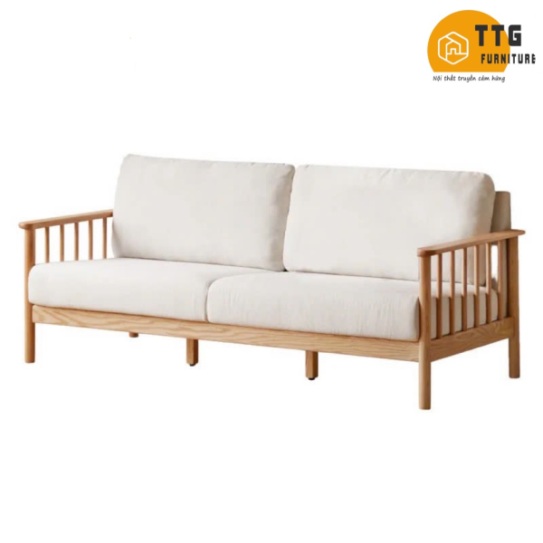 Ghế Sofa Gỗ Đệm Nỉ TTG VSN67