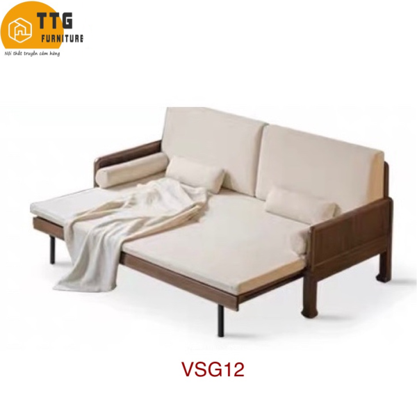 Ghế Sofa Bed, Sofa Giường Gỗ TTG VSG12