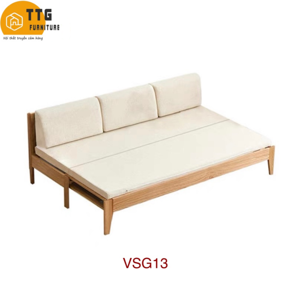 Ghế Sofa Bed, Sofa Giường Gỗ TTG VSG13