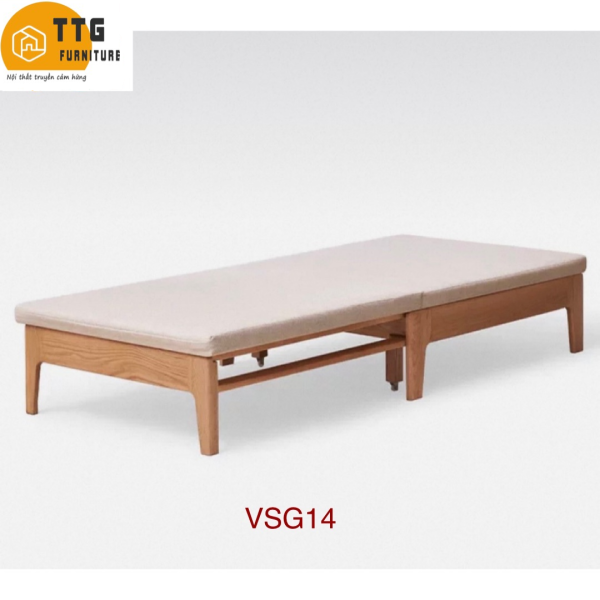 Ghế Sofa Bed, Sofa Giường Gỗ Nhỏ Gọn - Hiện Đại TTG VSG14