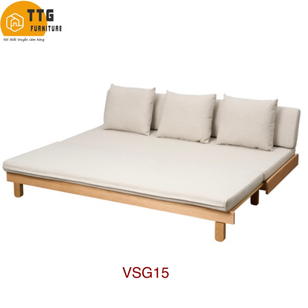 Ghế Sofa Bed, Sofa Giường Gỗ TTG VSG15