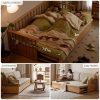Ghế Sofa Bed, Sofa Giường Gỗ Có Ngăn Kéo TTG VSG17
