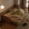 Ghế Sofa Bed, Sofa Giường Gỗ Có Ngăn Kéo TTG VSG17