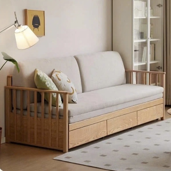 Alternative view of Ghế Sofa Bed, Sofa Giường Gỗ Có Ngăn Kéo TTG VSG17