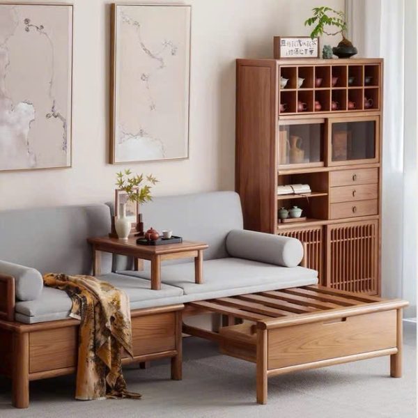 Alternative view of Ghế Sofa Bed, Sofa Giường Gỗ Có Ngăn Kéo TTG VSG19