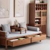Ghế Sofa Bed, Sofa Giường Gỗ Có Ngăn Kéo TTG VSG19