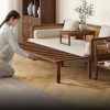 Ghế Sofa Bed, Sofa Giường Gỗ Phối Mây TTG VSG21