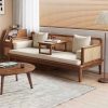 Ghế Sofa Bed, Sofa Giường Gỗ Phối Mây TTG VSG21