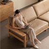 Ghế sofa gỗ đệm nỉ TTG VSN49