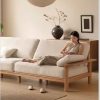 Ghế sofa gỗ đệm nỉ TTG VSN49