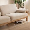 Ghế sofa gỗ đệm nỉ TTG VSN49