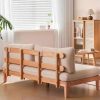Ghế Sofa Gỗ Đệm Nỉ Hiện Đại TTG VSN53