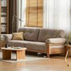 Ghế Sofa Gỗ Đệm Nỉ  Phong Cách Hiện Đại TTG VSN55