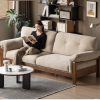 Ghế Sofa Gỗ Đệm Nỉ  Phong Cách Hiện Đại TTG VSN55