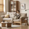 Ghế Sofa Gỗ Đệm Nỉ  Phong Cách Hiện Đại TTG VSN55