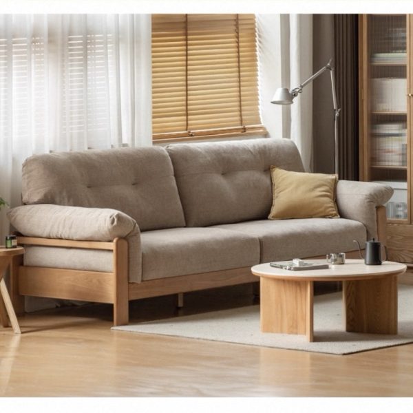 Alternative view of Ghế Sofa Gỗ Đệm Nỉ  Phong Cách Hiện Đại TTG VSN55