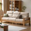 Ghế Sofa Gỗ Đệm Nỉ  Phong Cách Hiện Đại TTG VSN56