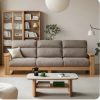 Ghế Sofa Gỗ Đệm Nỉ  Phong Cách Hiện Đại TTG VSN56