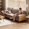 Ghế Sofa Gỗ Đệm Nỉ Phong Cách Hiện Đại TTG VSN59