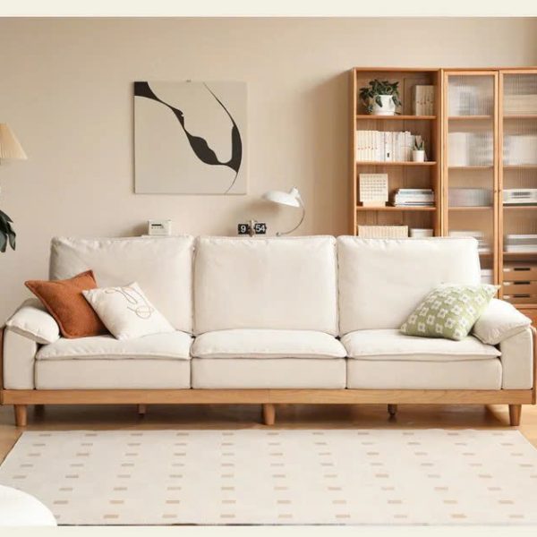 Alternative view of Ghế Sofa Gỗ Đệm Nỉ Phong Cách Hiện Đại TTG VSN59