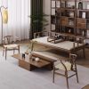 Ghế Sofa Gỗ Đệm Nỉ Phong Cách Hiện Đại TTG VSN61