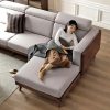 Ghế Sofa Góc Gỗ Đệm Nỉ Phong Cách Hiện Đại TTG VSN63