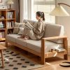Ghế Sofa Góc Gỗ Đệm Nỉ Phong Cách Hiện Đại TTG VSN64