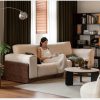 Ghế Sofa Gỗ Đệm Nỉ Phong Cách Hiện Đại TTG VSN65