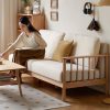 Ghế Sofa Gỗ Đệm Nỉ TTG VSN67