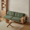 Ghế Sofa Gỗ Đệm Nỉ Phong Cách Hiện Đại TTG VS69
