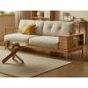 Ghế Sofa Gỗ Đệm Nỉ Phong Cách Hiện Đại TTG VS69