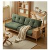 Ghế Sofa Gỗ Đệm Nỉ Phong Cách Hiện Đại TTG VS69