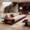 Ghế Sofa Góc Gỗ Đệm Nỉ Phong Cách Hiện Đại TTG VS72