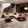 Ghế Sofa Góc Gỗ Đệm Nỉ Phong Cách Hiện Đại TTG VS72