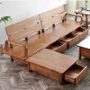 Ghế Sofa Gỗ Ngăn Kéo Phong Cách Hiện Đại TTG VS79