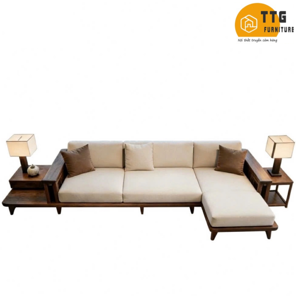 Ghế Sofa Gỗ Cao Cấp Phong Cách Hiện Đại VS92