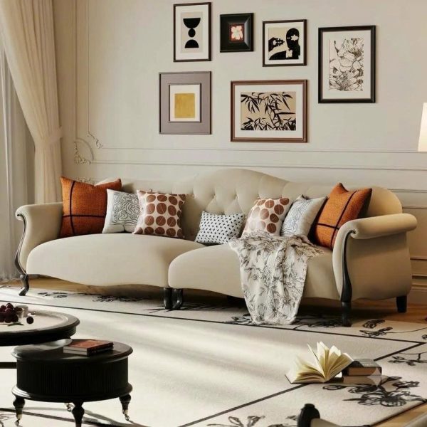 Alternative view of Ghế Sofa Gỗ Phong Cách Tân Cổ Điển VS144