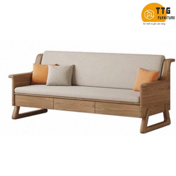 Ghế Sofa Gỗ Phong Cách Hiện Đại VS82