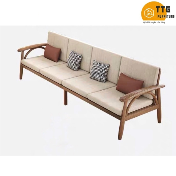 Ghế Sofa Gỗ Phong Cách Hiện Đại TTG VS81