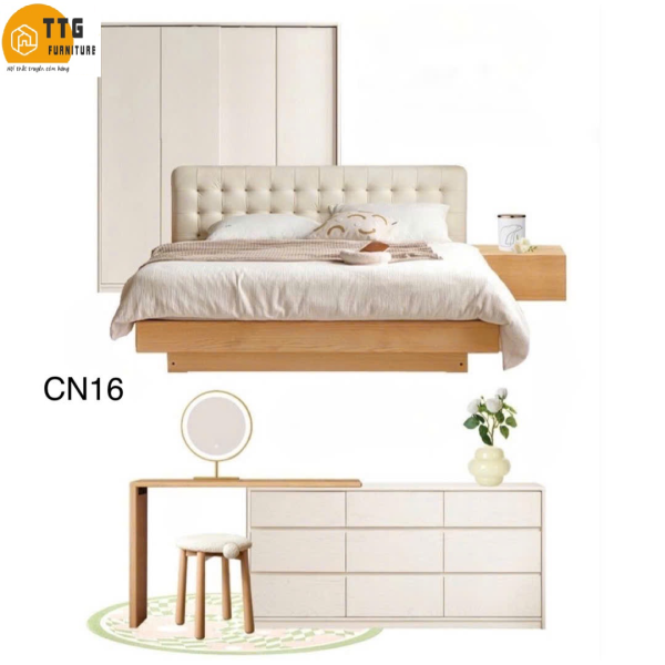 Combo Nội Thất Phòng Ngủ Thanh Lịch CN16