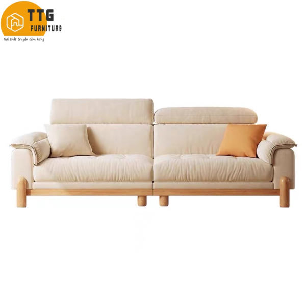 Ghế Sofa Gỗ Có Tựa Phong Cách Hiện Đại VS57