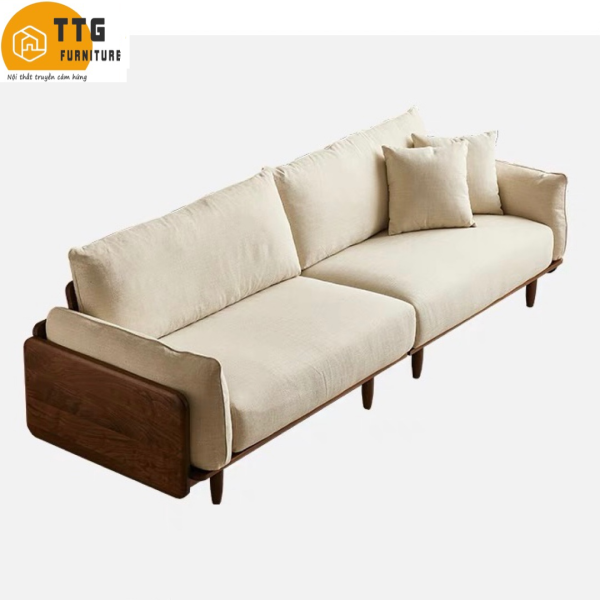 Ghế Sofa Gỗ Phong Cách Hiện Đại VS59